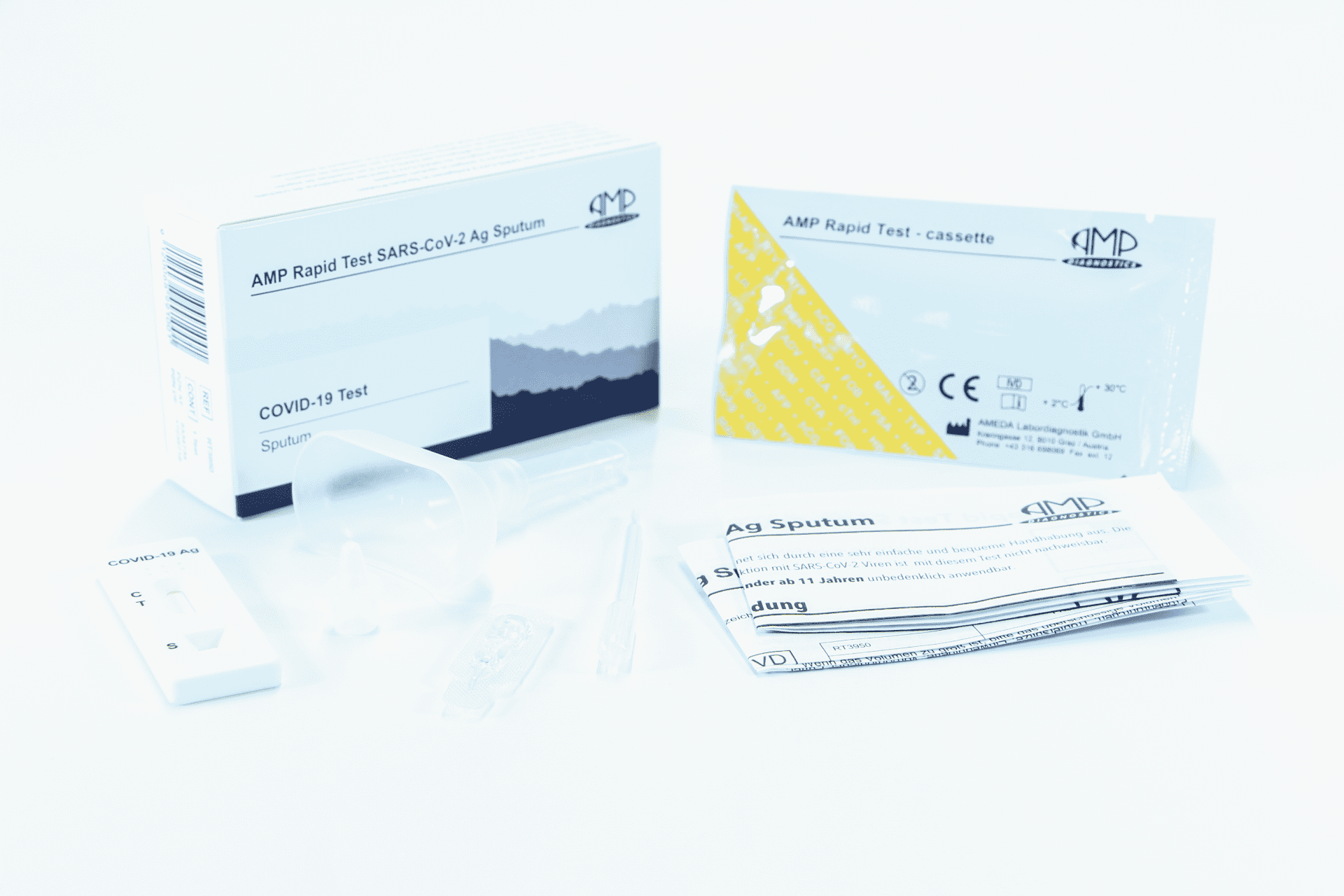 AMP Sputum Laientest Spucktest - einzeln verpackt