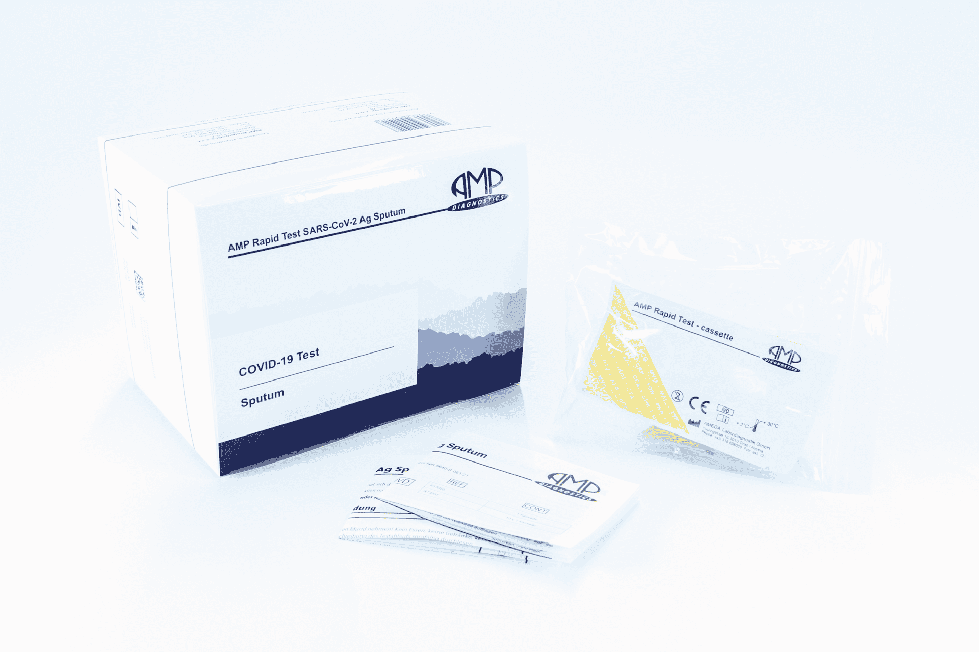 AMP Sputum Laientest Spucktest - 10er Packung